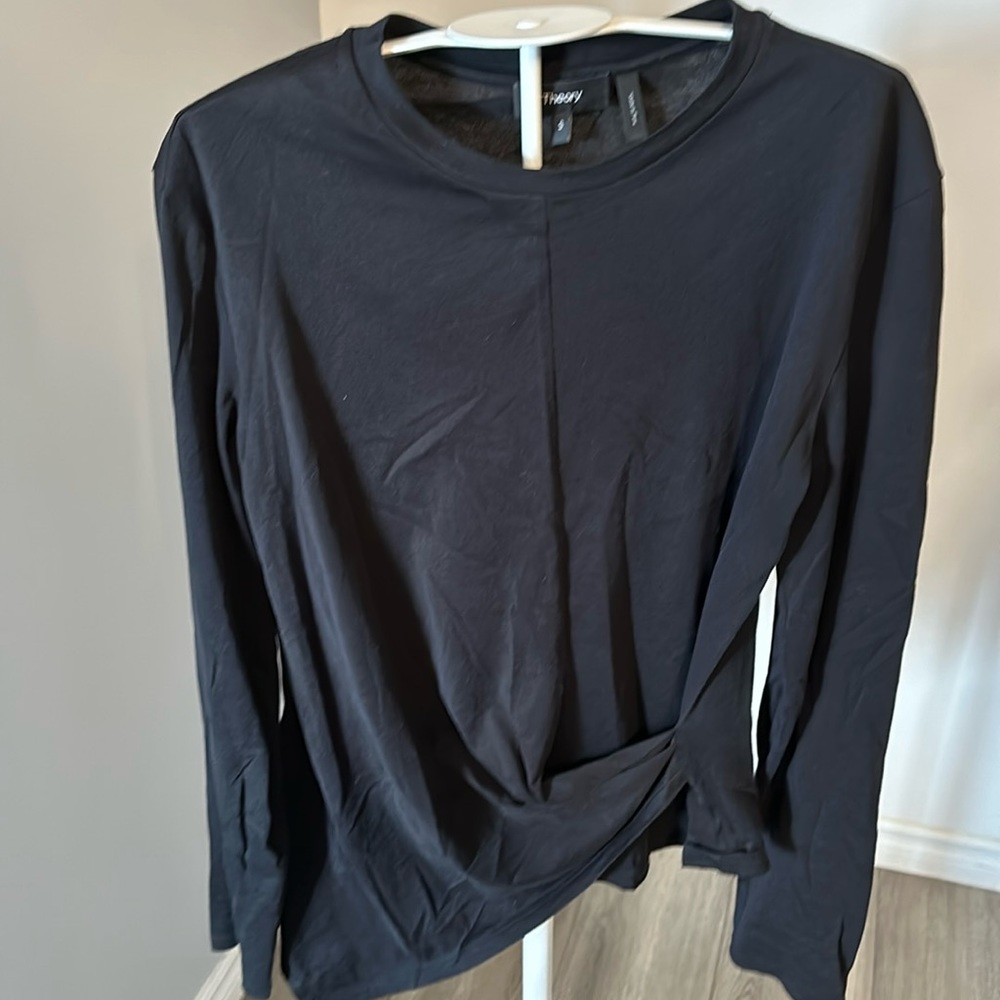 Theory size S long sleeve angle shirt